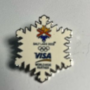 Salt lake city olympics 2002 snowflake pin